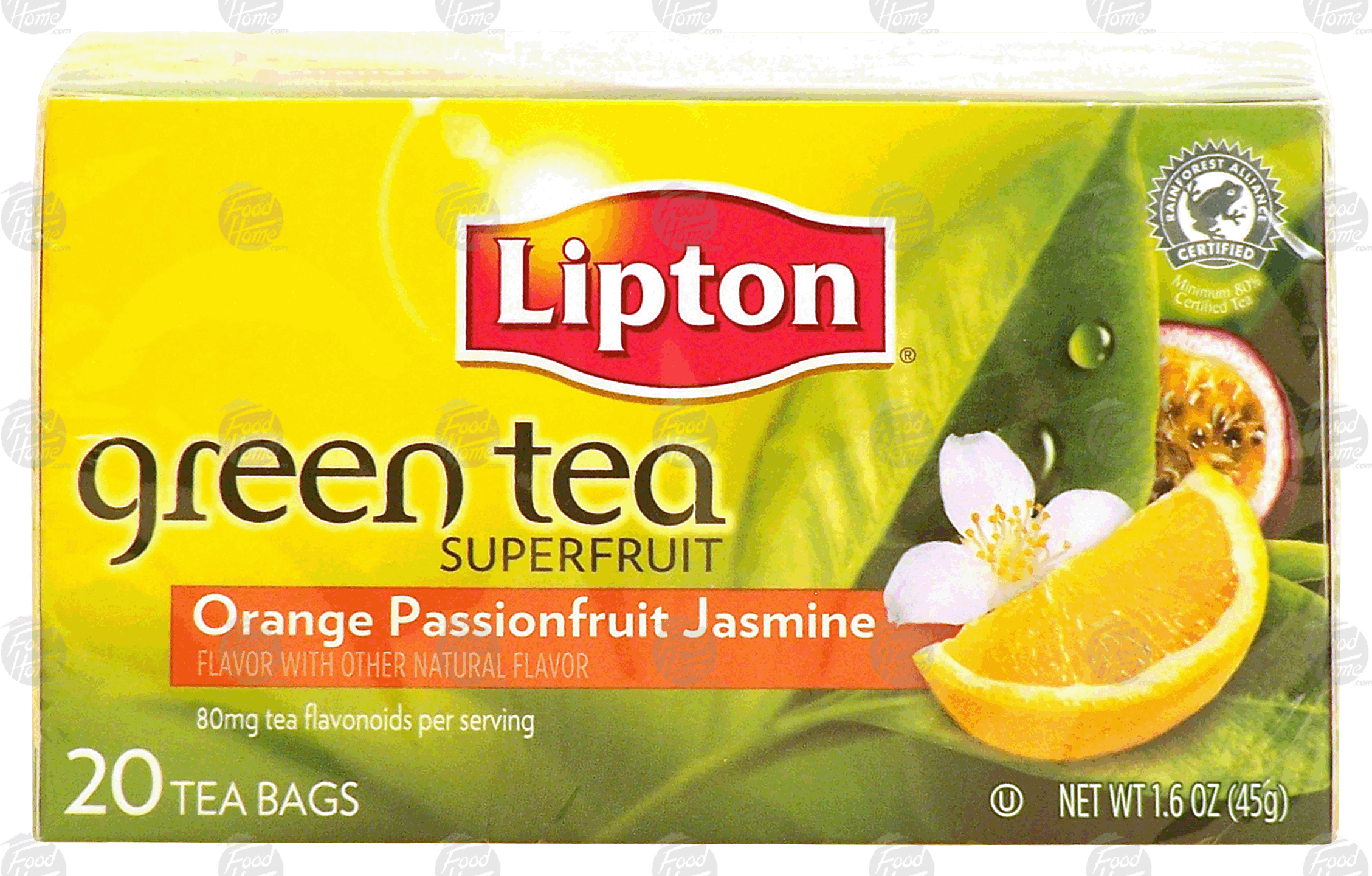 Lipton Superfruit green tea, orange passionfruit jasmine Full-Size Picture